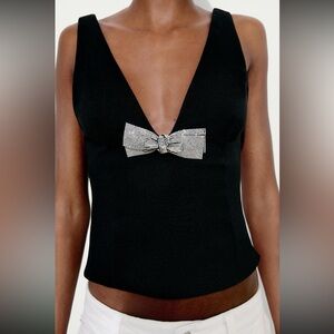 NWT tags adorable bow top
